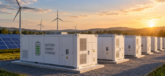 Grootschalige batterijopslag als sleuteltechnologie van de energietransitie – en hoe duurzame opslagprojecten aantrekkelijke investeringen worden.